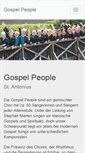 Mobile Screenshot of gospel-people.de